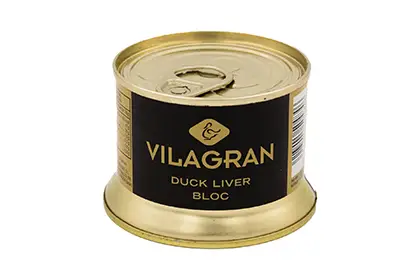 Фуа-гра Блок из Утиной Печени от Vilagran, ж/б, 130г